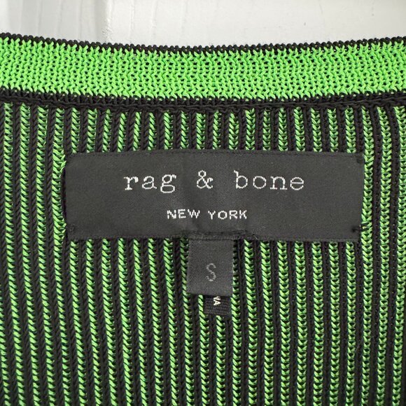 Rag&Bone "Benny" Ribbed Knit in Green, size Small - Picture 4 of 9